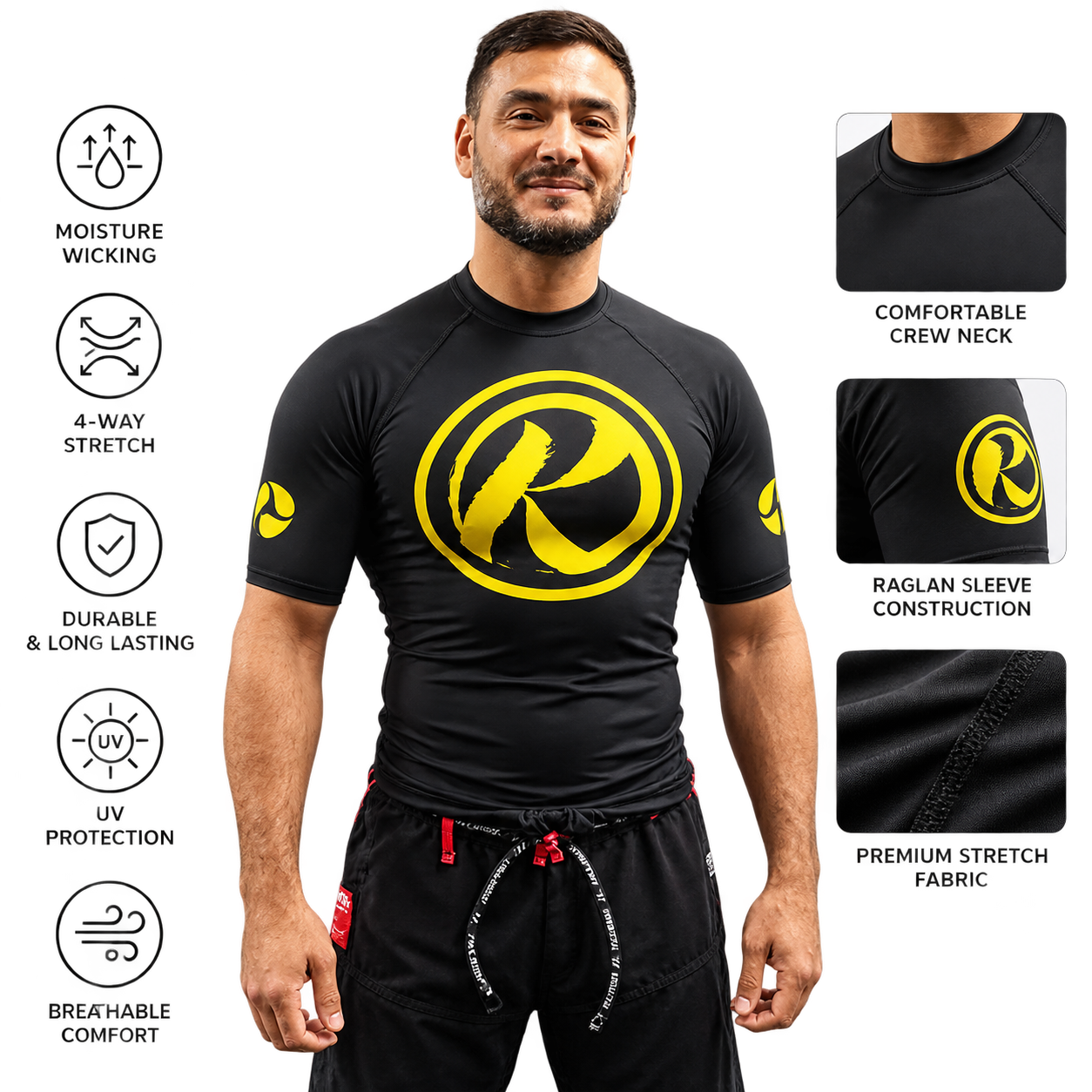 Adult Rash Guard - Short Sleeve